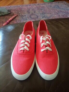 KEDS Women’s Coral Canvas Lace-Up Sneakers-7.5-NEW
